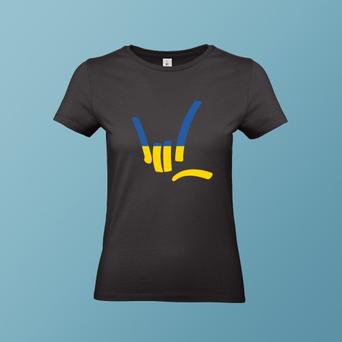 T-shirt dla Ukrainy ILY...