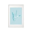 ILY TURQUOISE (I-Love-You) poster, 50x70, pattern 1P