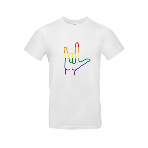 T-shirt ILY RAINBOW...