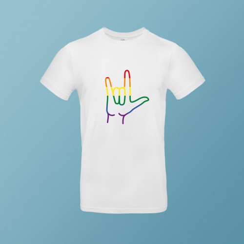 T-shirt ILY RAINBOW...